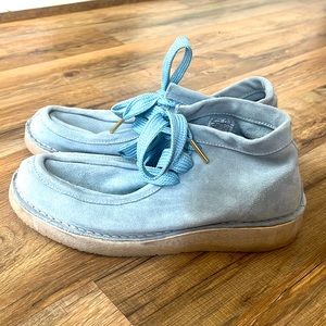 Free People Dusty Blue Ashton Ankle Boot